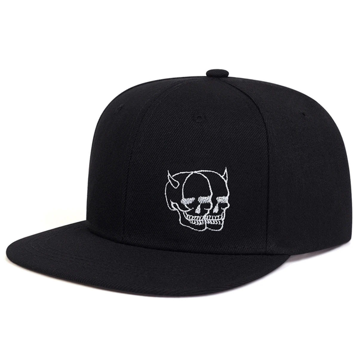 Unisex Ghost Head Skull Printed Hip-hop Hats Spring Autumn Outdoor Adjustable Casual Baseball Caps Sunscreen Hat