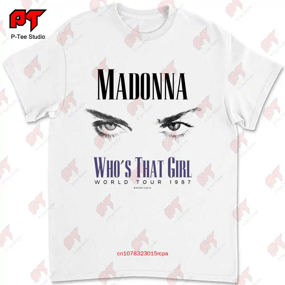 Vintage 1987 Madonna Whos That Girl Tour T-shirt 5TTD