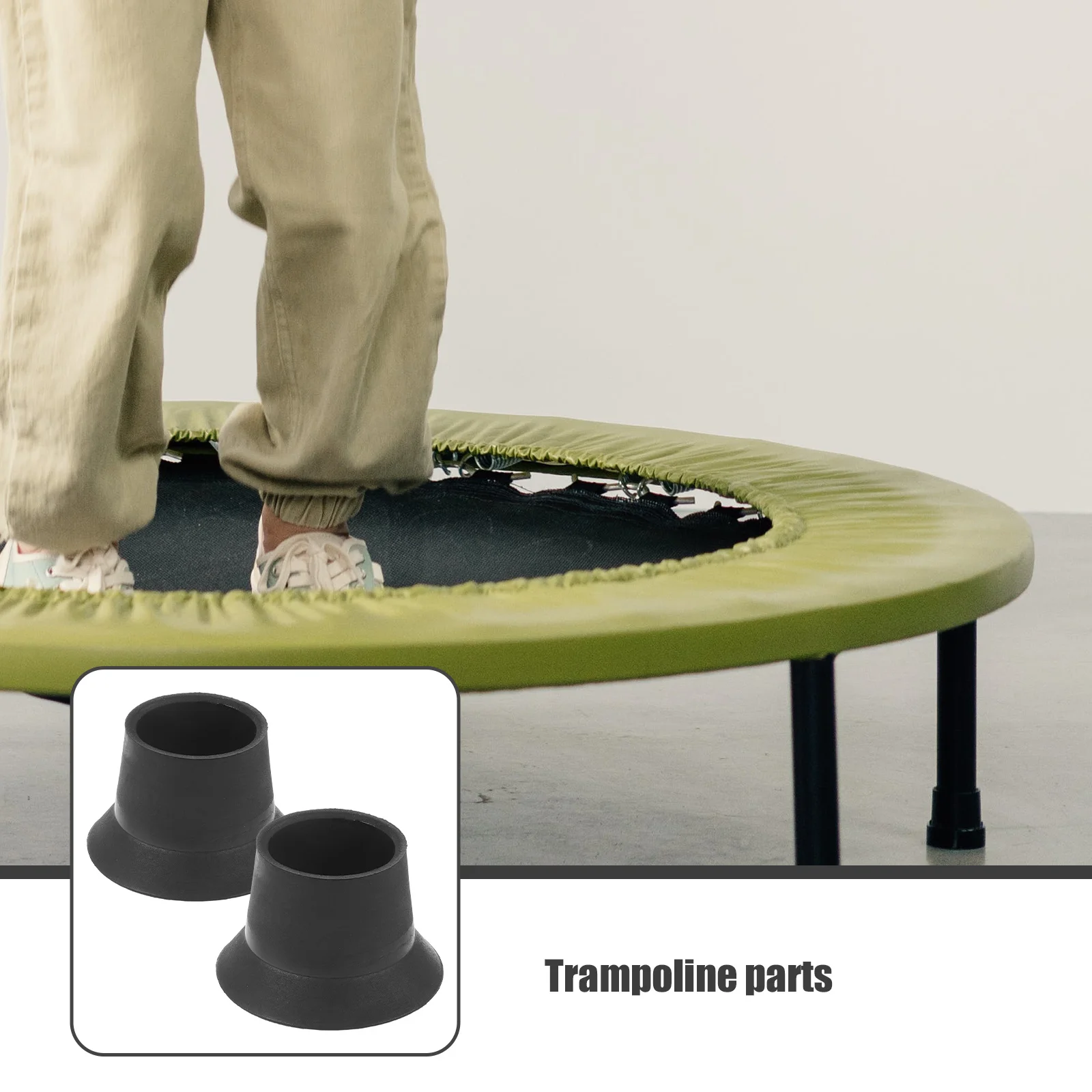 

6Pcs Trampoline Anti-Slip Foot Covers Noise Reduction Rubber Caps Protect Floors Furniture Legs Pads Replacement Accessory