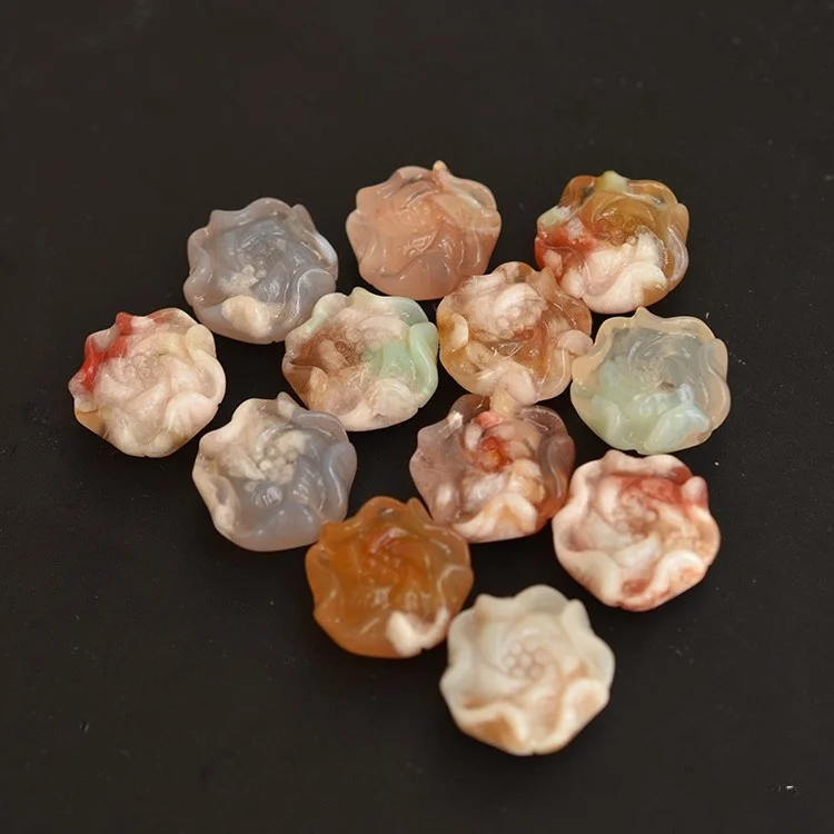 Agata-natural-de-flor-de-cerejeira-de-madagascar-calcedonia-oceanica-flor-de-rosa-amarela-verde-esculpida-com-furo-passante