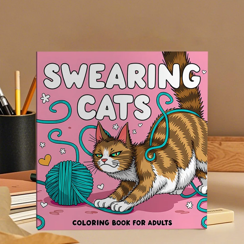 Creative Cartoon Coloring Book Stress Relief Painting Gift Paperback Educational Montessori Drawing Toy for Adults And Teens