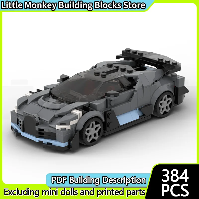 

Speed Racing Car Model MOC Building Bricks Divo Top Tier Sports Car Modular Technology Children Holiday Gifts Assemble Toys Suit