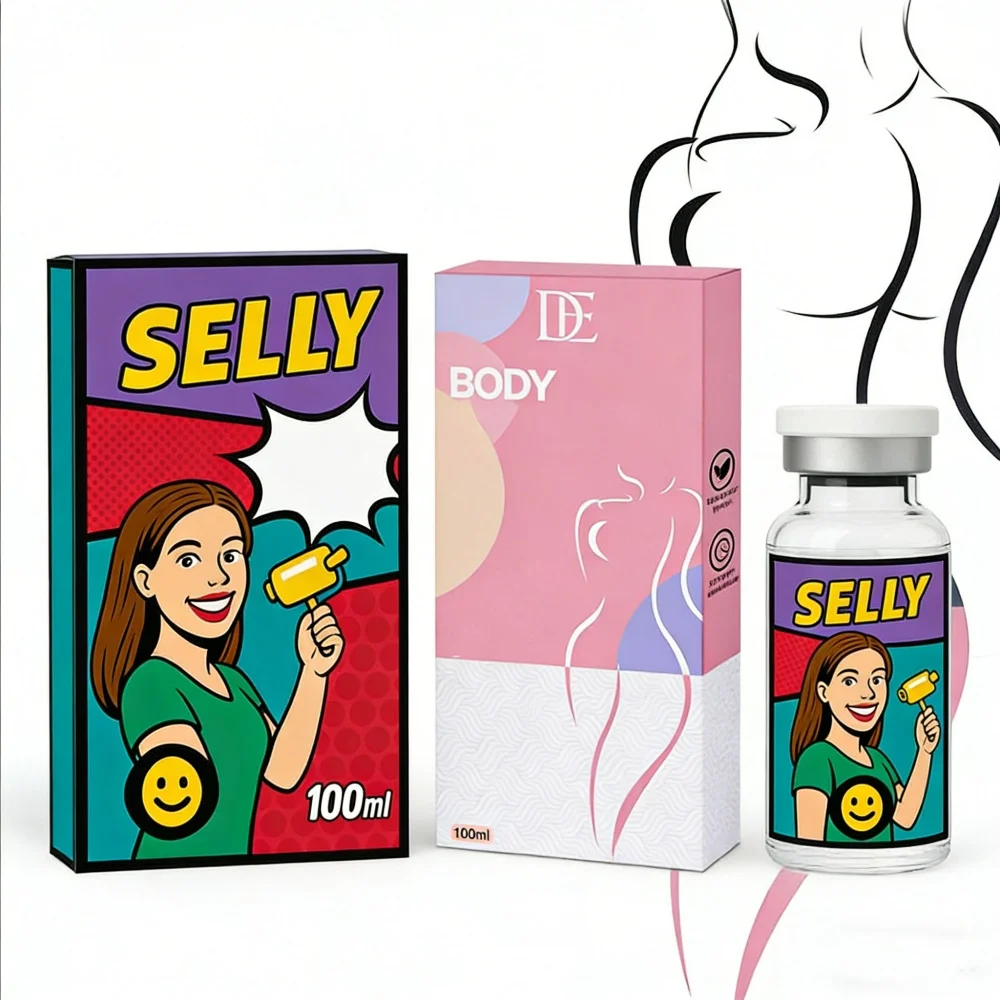Selly 10/100ml Ácido Hialurónico Gel Corporal HA Plump Bottle Bag 24mg/1ml