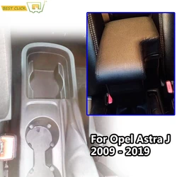 Modification Armrest For Opel Astra J 2009 - 2019 Central Content Black Leather 2010 2011 2012 2013 2014 2015 2016 2017 2018