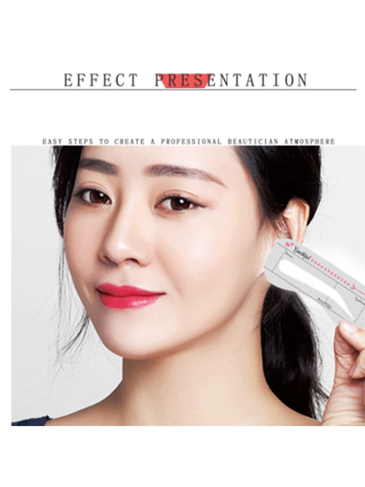 Verzorging wenkbrauw stencil kit Verzorging wenkbrauw stencil kit cadeau voor beginners