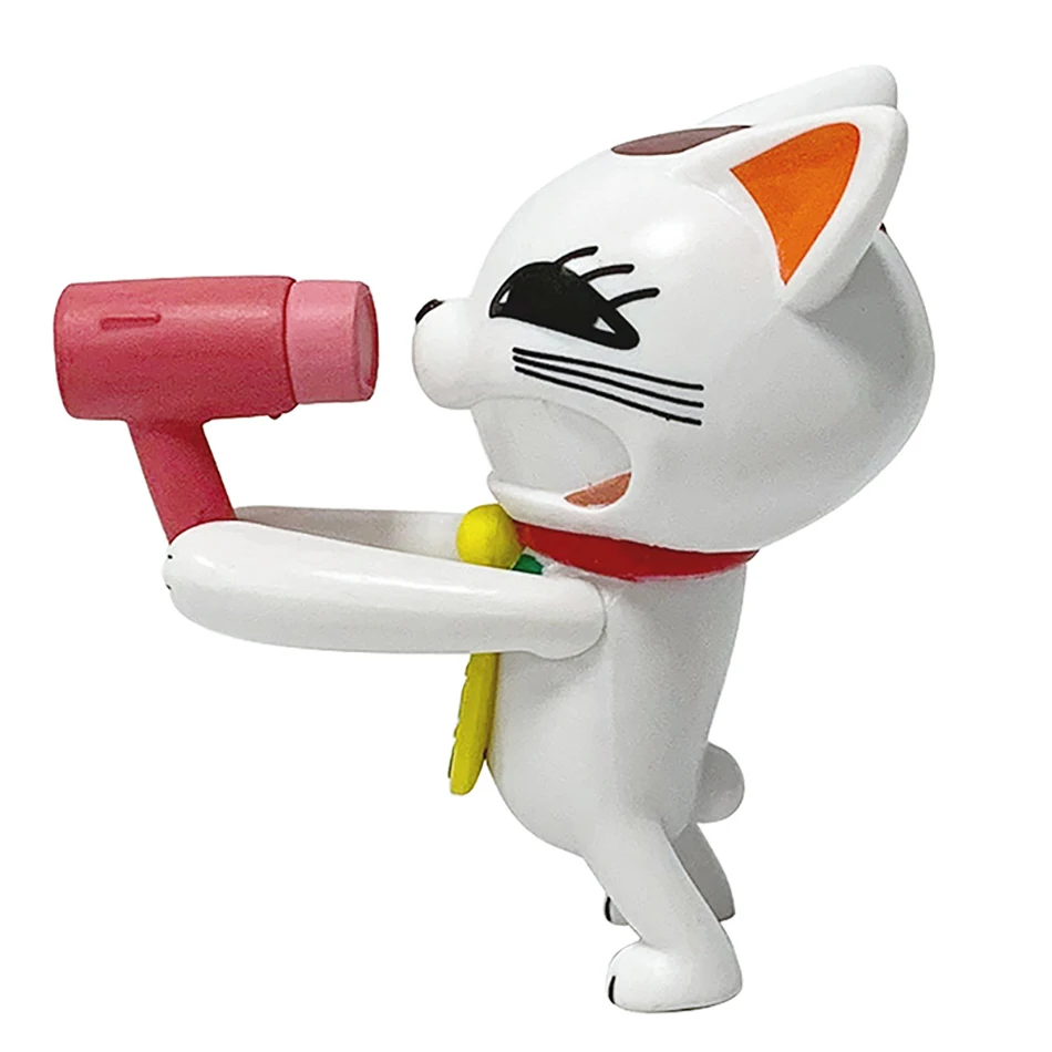 Figura de Anime Dandad Turbo abuela de 9cm, figura de acción periférica de gato Kawaii de PVC, adorno decorativo de escritorio, manualidades, regalos, Juguetes