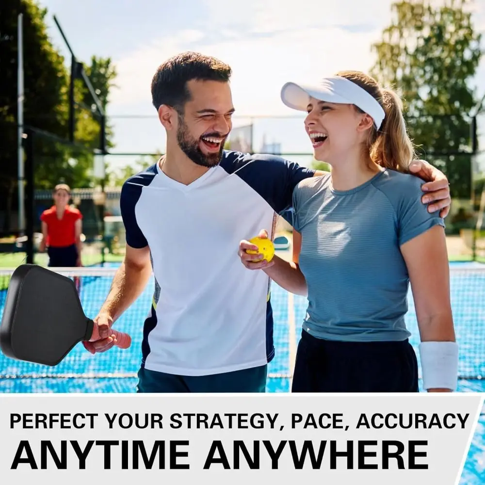 

Профессиональная ракетка для пиклбола из углеродного волокна с матовой поверхностью, нескользящим захватом, легкая, с увеличенным слитв-спотом, износостойкая