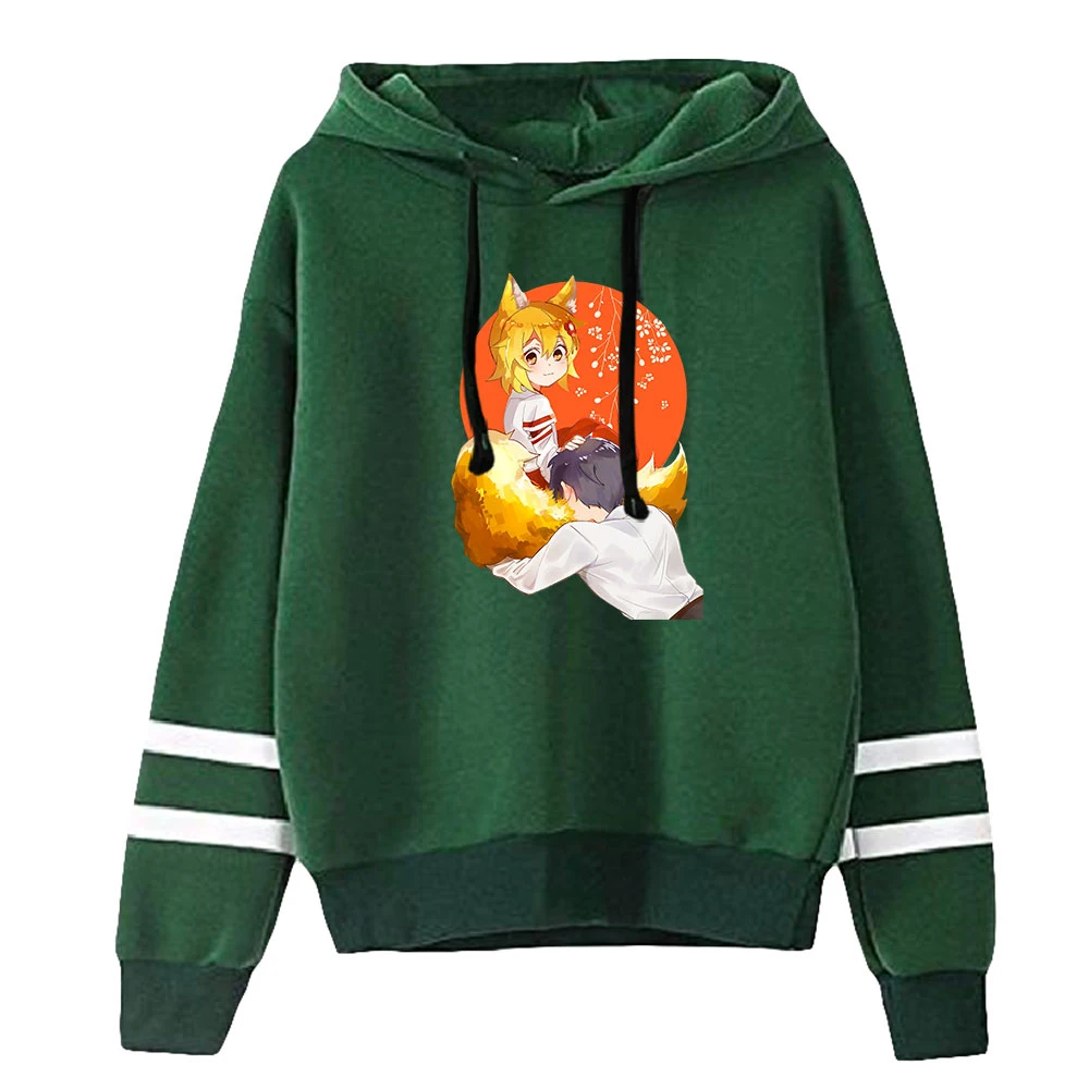 Anime Casual The Helpful Fox Senko San Hoodies Unisex Pullover Fashion Hooded Sweatshirts Women Men Harajuku Clothes