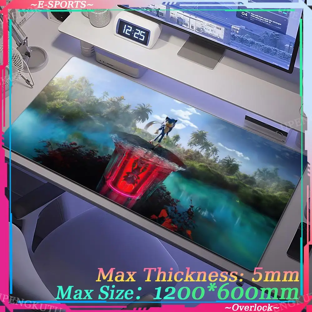 Mouse Pad 1200X600MM Locked edge pads S_sonic Ergonomic mouse pads Floor mats Oversized Gaming Mouse Desk mats Pad