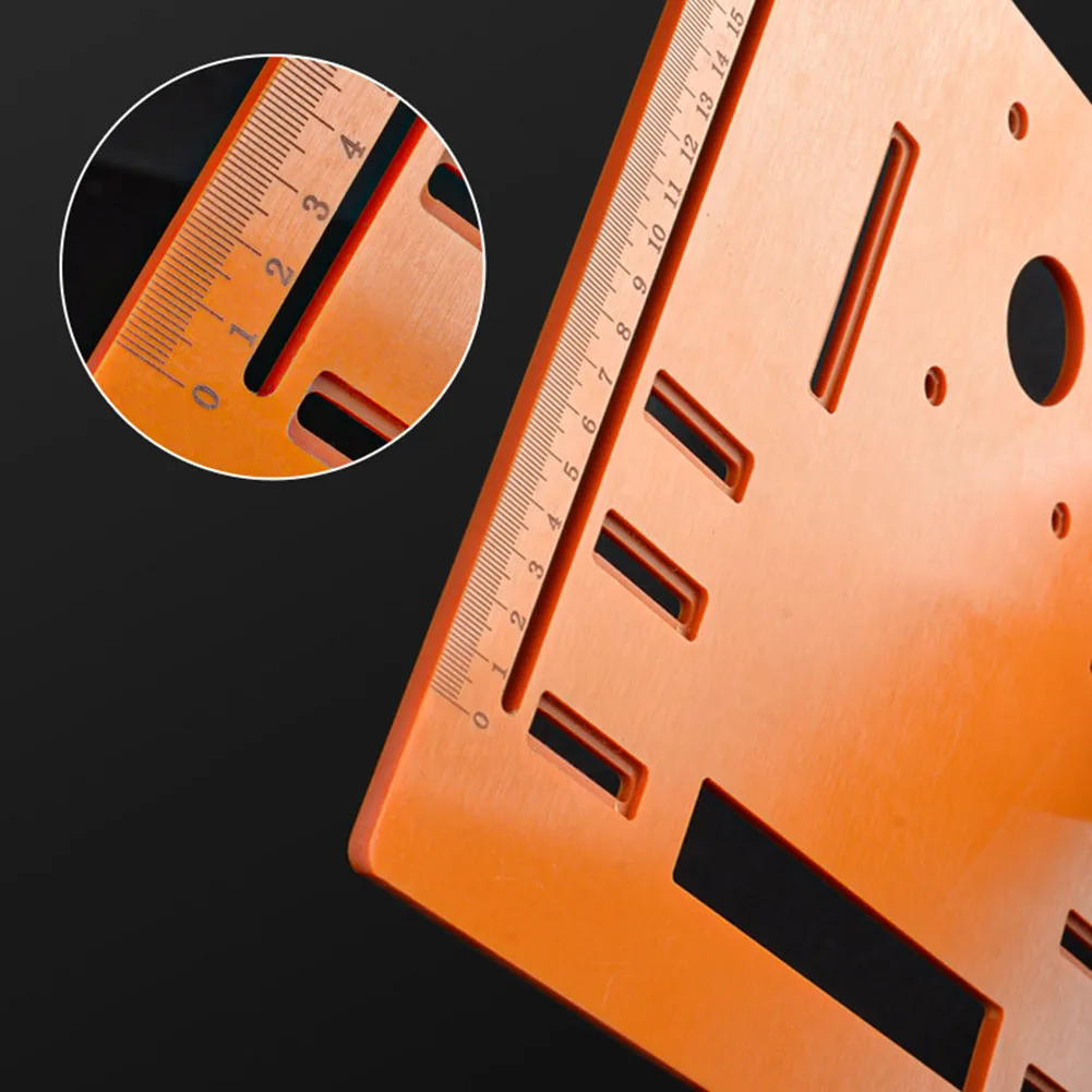 Base Plate and Jig Set for Woodworking with Compatibility for Electric Saws and for tile Cutting Fence for Enhanced Project