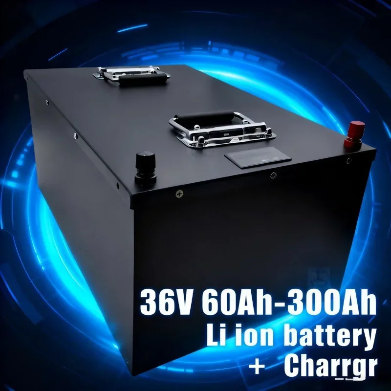 Li ion Battery 36V Rechargeable Lithium Ion Battery for AGV/Energy Storage/Golf Cart/Solar System 60Ah-300Ah High Capacity Long