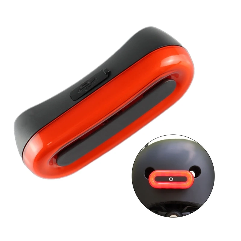 USB C Rechargeable Bike Tail Light Bright LED Rear Light,Helmet Light Birthday Gifts for Adults Dad Husband