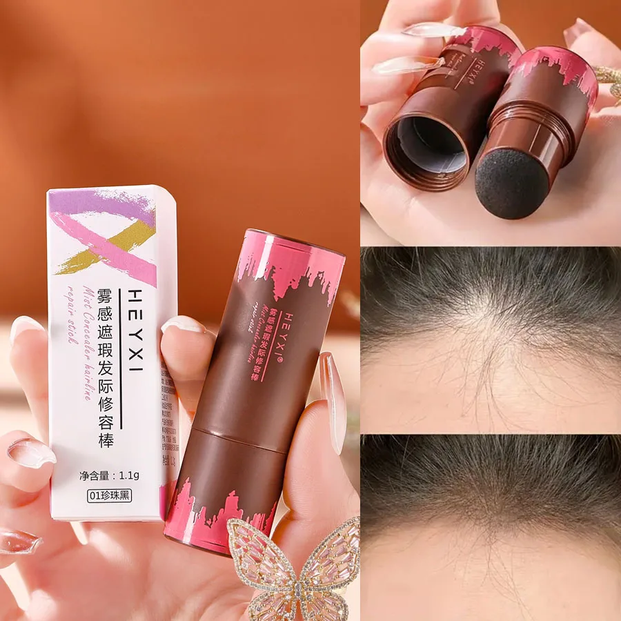 Refreshing Hairline Powder, Waterproof and Sweat Resistant, Long-Lasting Formula, Easy to Use, Creating Full Hairstyles
