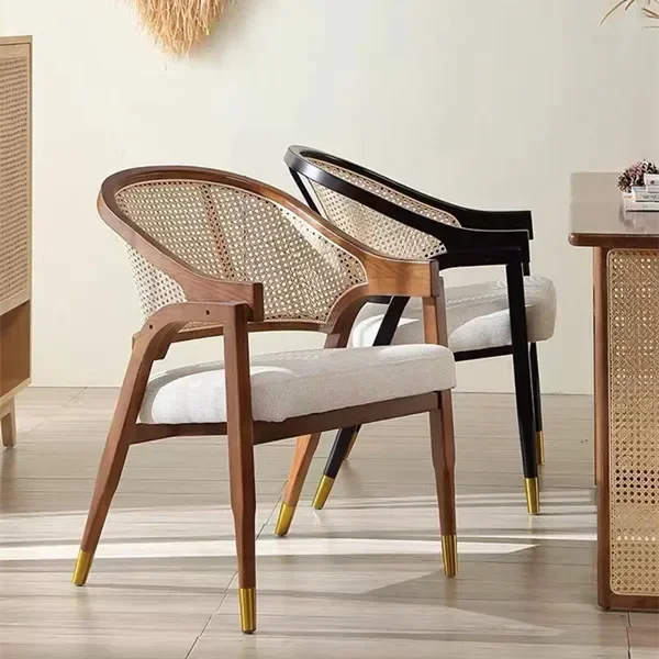 2026 high quality factory sample hotel home garden furniture restaurant wood dining chair