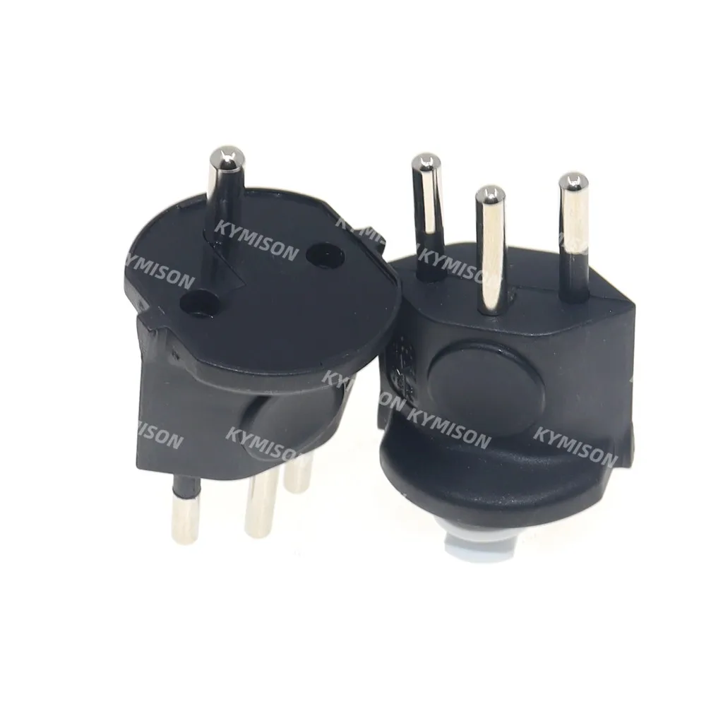 1pc europäisch frankreich zu schweizer stecker reise adapter 3-poliger stecker 10a 250v netz stecker eu zu schweiz elektrischer stecker