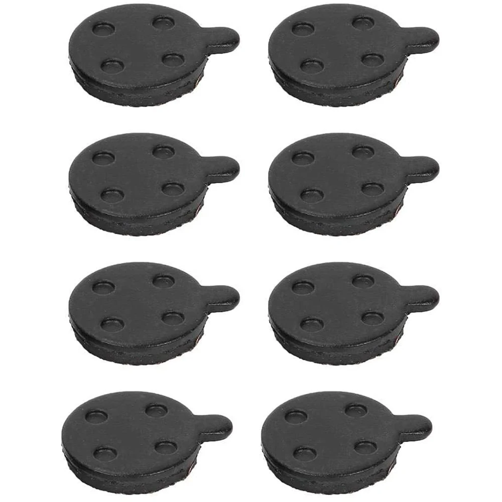 Compact Brake Pads,4 Pairs Semi Metal Brake Disc Rotor Pad For 10Inch Electric Scooter