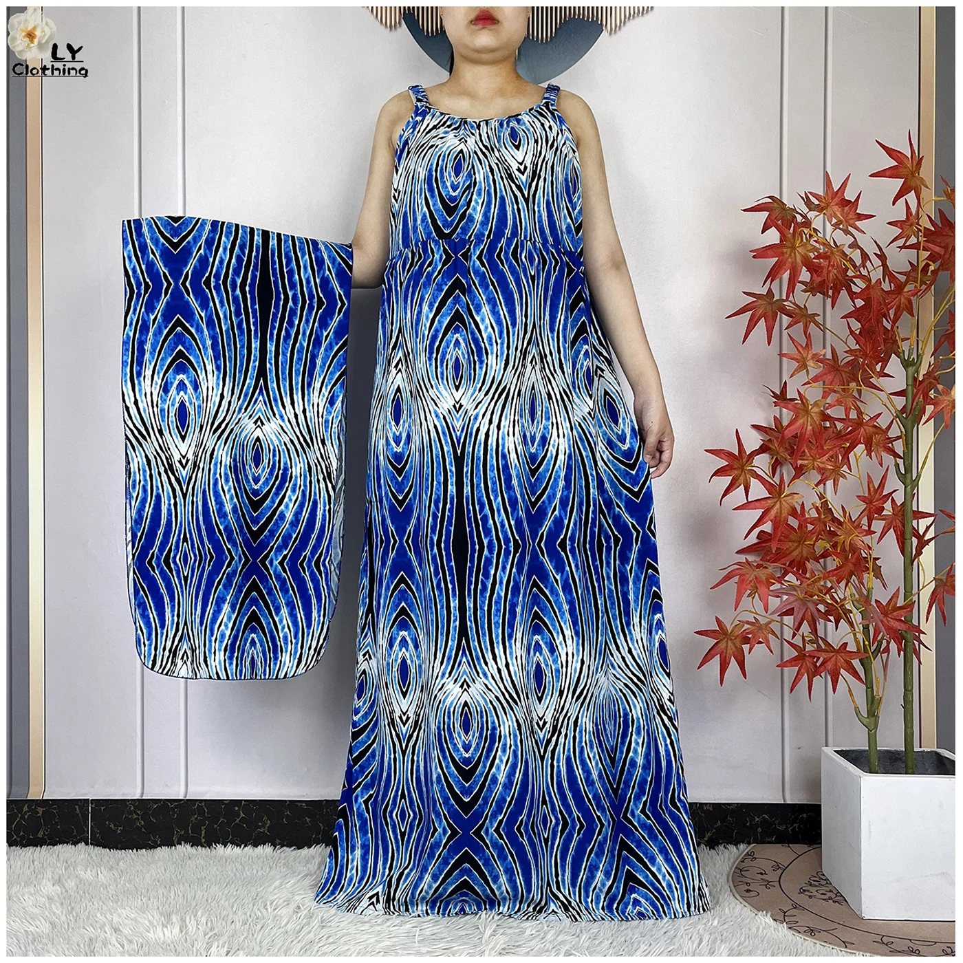 

New Abaya Fashion Women Summer Sleeveless Dress 2025 Dubai Party Party Dress Cotton Loose African Dashiki Femme islamic Clothing
