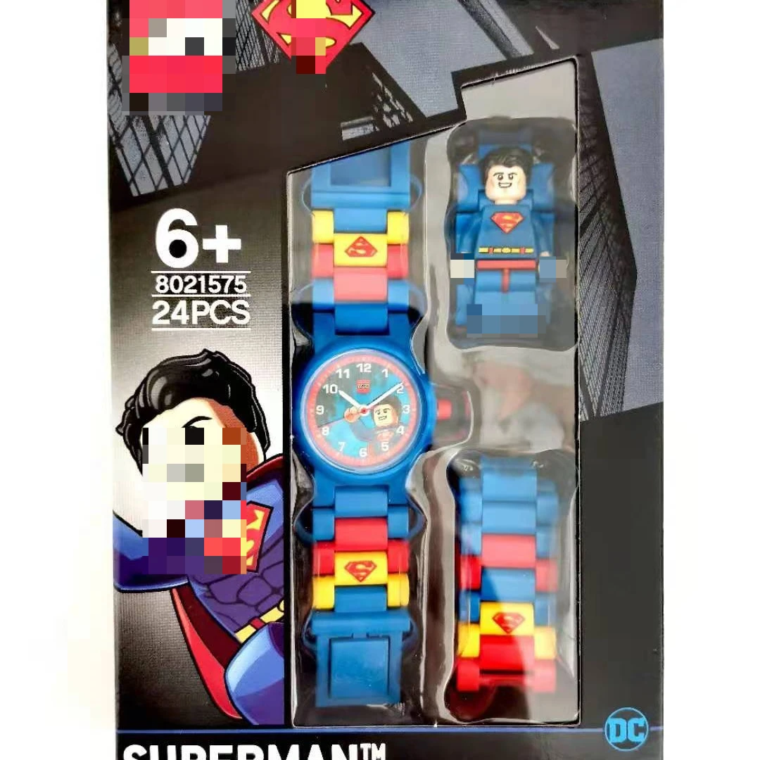 Leggo Stock Children\'s Watch Phantom Ninja Superman Bat Star Wars Woman Assembling Toy