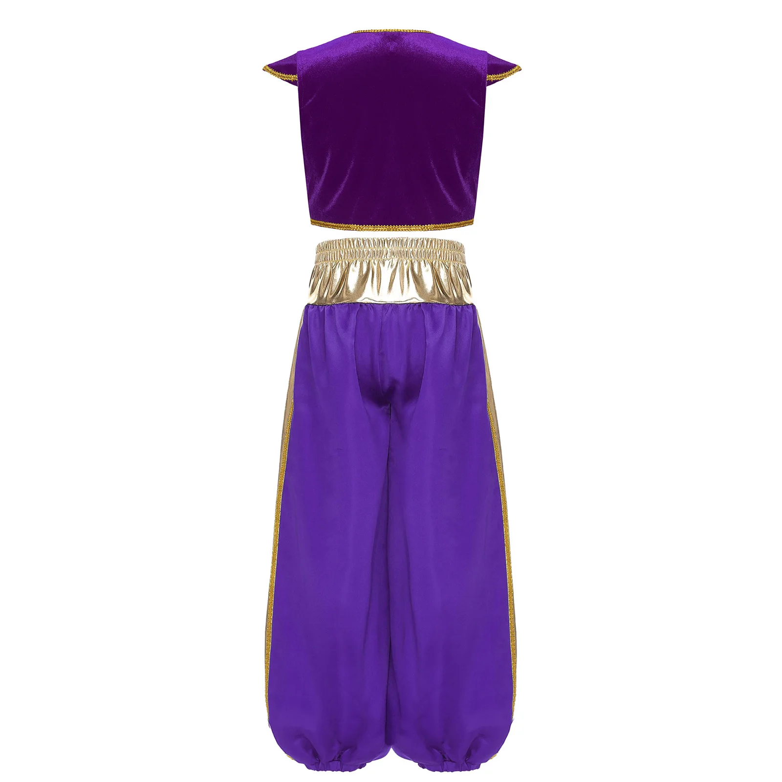 الأولاد الكبار الأمير العربي الزي موضوع الفيلم تأثيري حلي مضفر التشذيب سترة صدرية مع السراويل فانوس لجميع القديسين #5