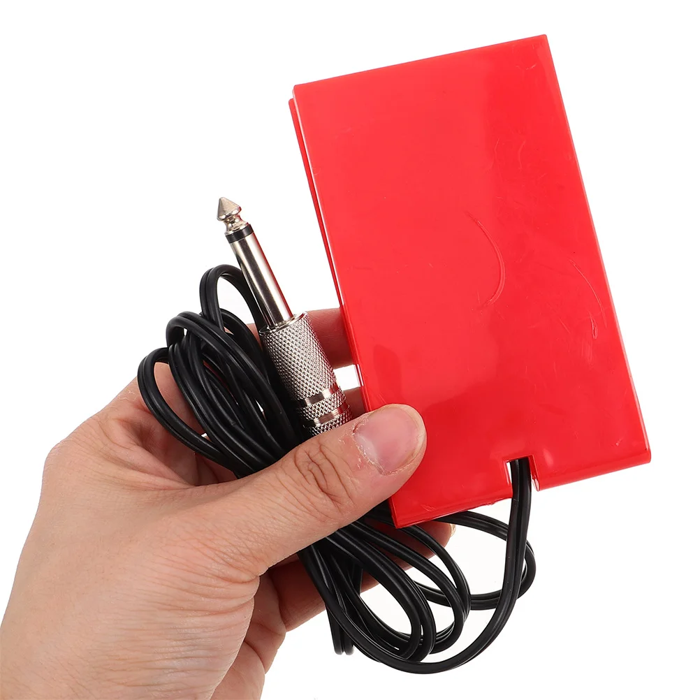 

2Pcs Tattoo Foot Switch Pedal Touch Sensitive Non Slip Foot Control Plug Compatible with Tattoo Machines Power Supply