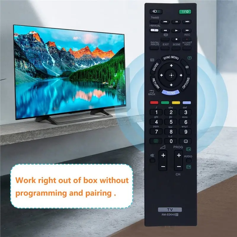 B27B RM-ED045 Remote For Sony Bravia LED LCD TV KDL-22EX320 KDL-32EX320 KDL-37EX720 KDL-60NX720 KDL-24EX325 KDL-32EX420 view 5