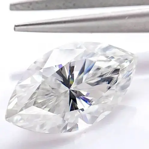 

Mini Sizes 10PCS White Marquise Cut Moissanite D VVS1 With GRA Certificated Pass Diamond Tester Pen II