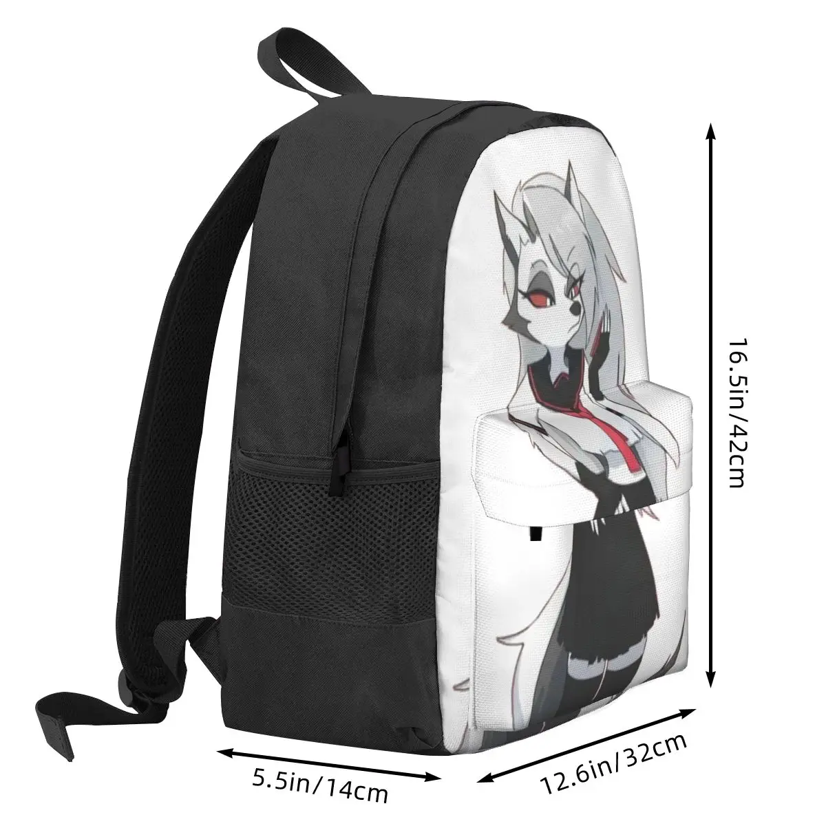 Loona Helluva Boss Loona Backpack Student BookBag Kids School Bag Computer Shoulder Bags for Men Women