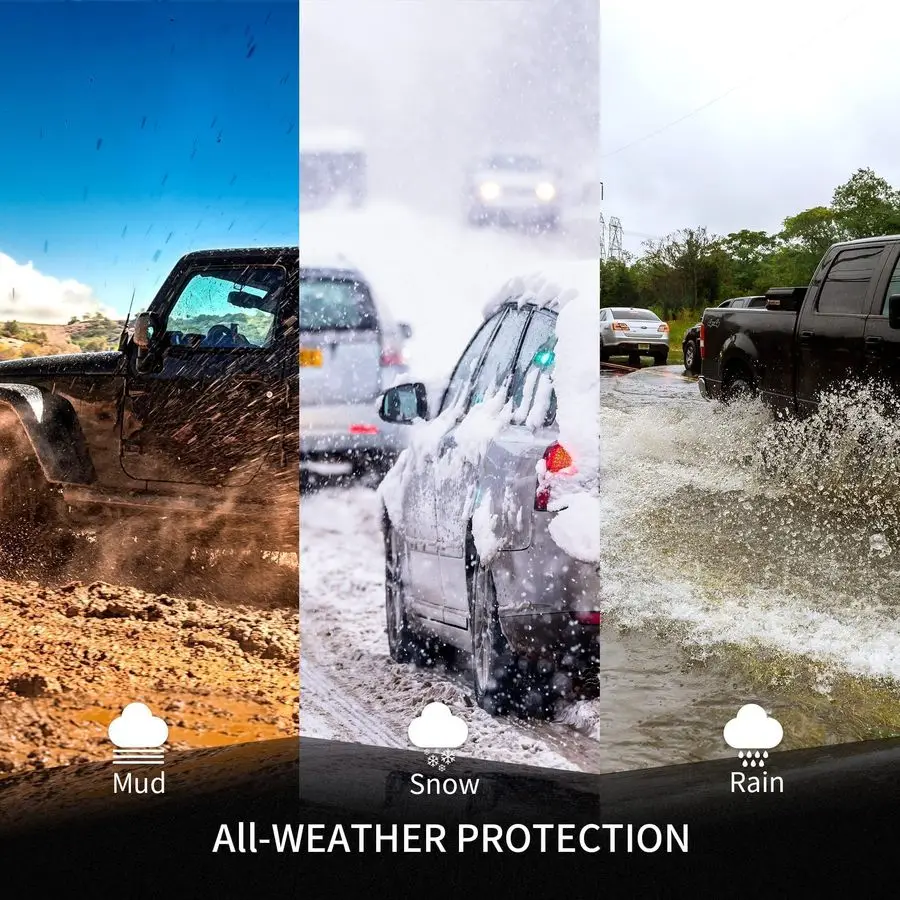 سجادات أرضية مناسبة لعام 20192026 لسيارة تشيفي سيلفرادو جي إم سي سييرا 1500، 20202026 2500HD 3500HD، كابينة مزدوجة مع مقاعد البدلاء الأولى، بدون Rea #6