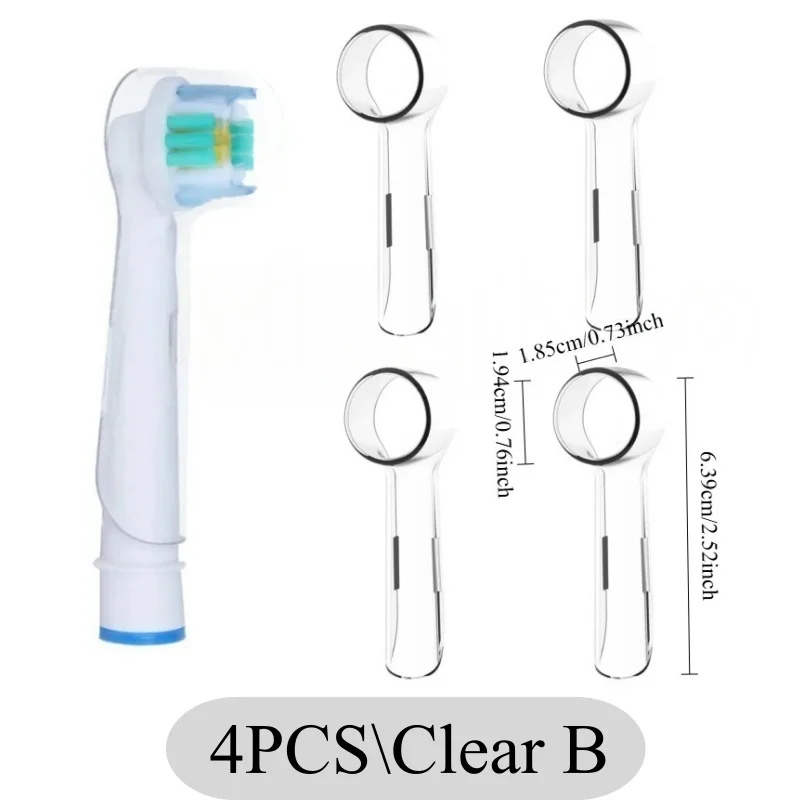 2-8 Stuks Kleuren Tandenborstel Stofdicht Covers Caps Compatibel met Braun Oral B & iO Serie Elektrische Tandenborstel hoofd Protector