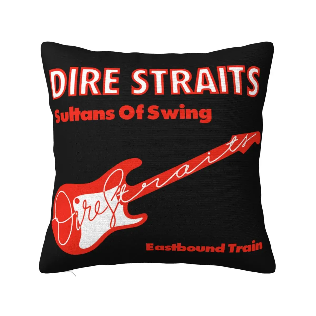 Sultans Of Swing Eastbound Train Dire Straits S 3Xl Mens Black S Man Novelty Geek Pillow Case