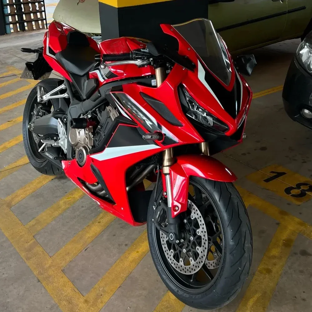 2024 CBR650R الجنيحات المحرك قابل للتعديل سبويلر هدية الرياح الثابتة الجناح الجانب مرايا الرؤية الخلفية لهوندا CBR 650R 2019-2023 الكربون