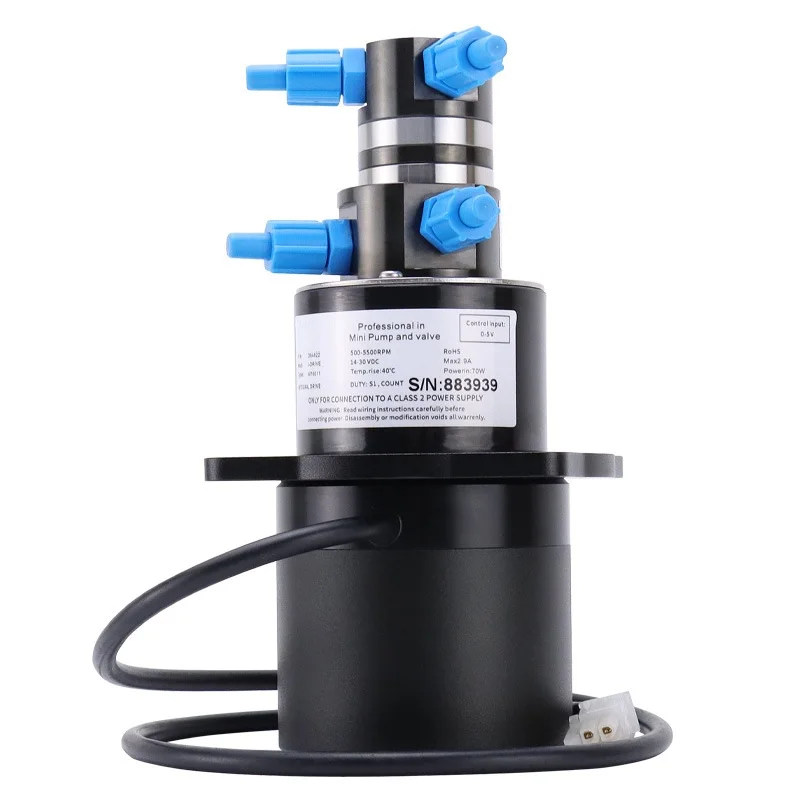 SOVOFLO MG042 Magnetic Gear Pump 0.37+0.48mL/Rev 1.8+2.4LPM 24V DC Wear-resistant for Abrasive Granular Liquid Pigment Solution