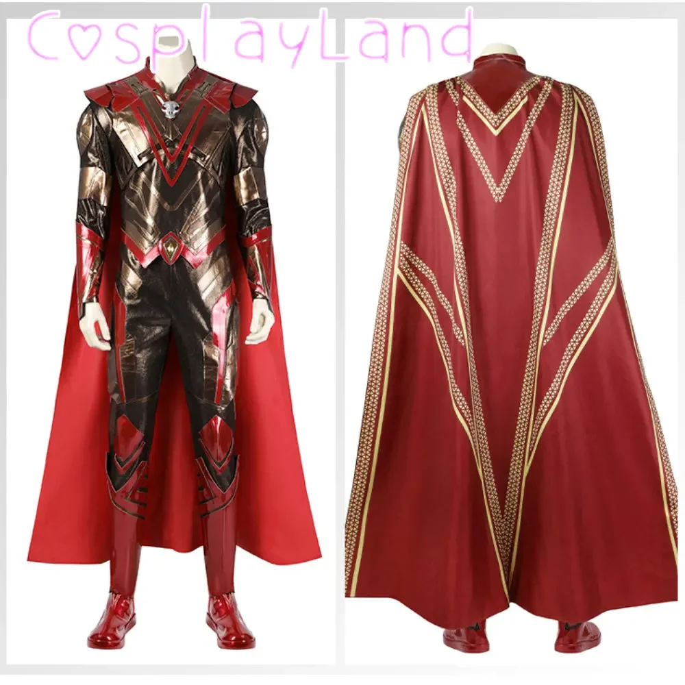 

Galaxy 3 Guardians Adam Warlock Cosplay Complete Outfit Jumpsuit Cloak Wizard Role Play Carnival Masquerade Halloween Costume