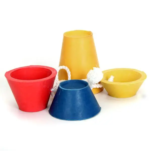 4pcs Jumbo Rubber Winter Golf Tees Four Heights Anti Loss Mat Friendly Practice Tee for Cold Weather Play