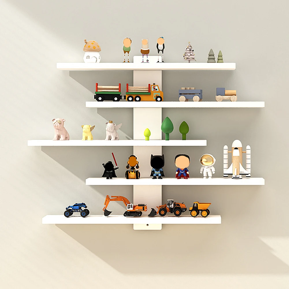 

Wall-mounted Display Stand for Action Dolls Small Building Blocks Collectibles Student Dormitory Modern Office Home Decoration