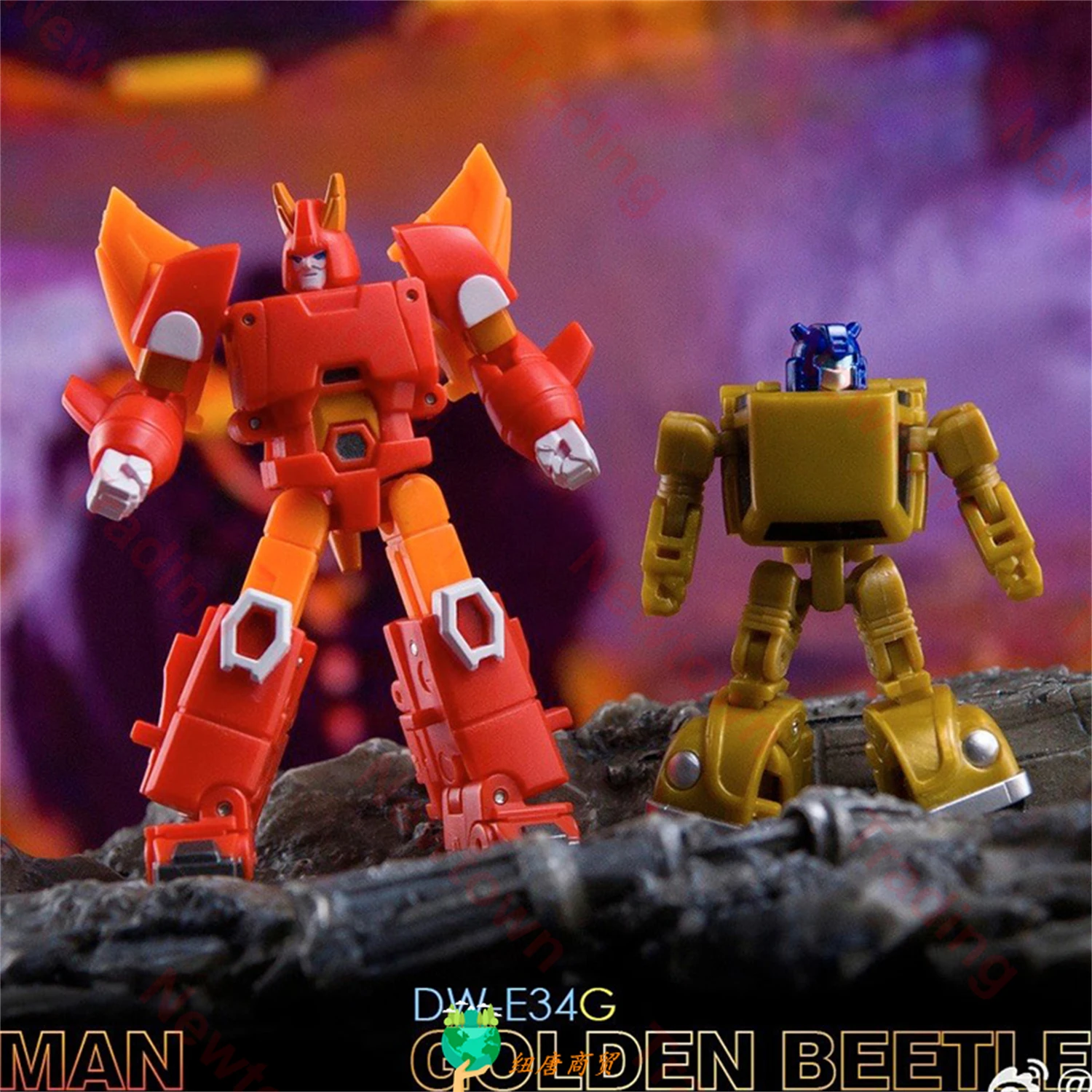 [สต็อก] Transformation Dr.Wu DW-E35 DW-E34 DW-E35M DW-E34G DW-E35S DW-E34M DW-E35T DW-E34B Cyclonus WASP Mini Action Figure