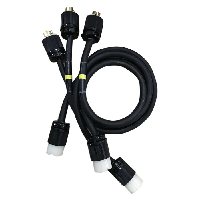 power cable 5x6mm2 with electrical connectors for audio lighting