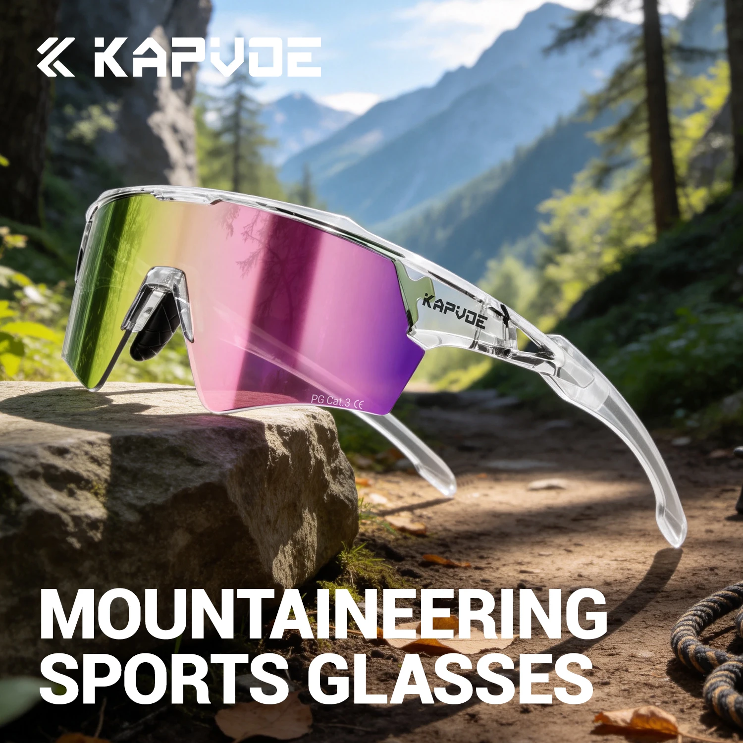 Half Frame Polarized Sunglasses, TR90 Durable, High Quality, Outdoor Sports, New Design, UV400 Protection, Men Women