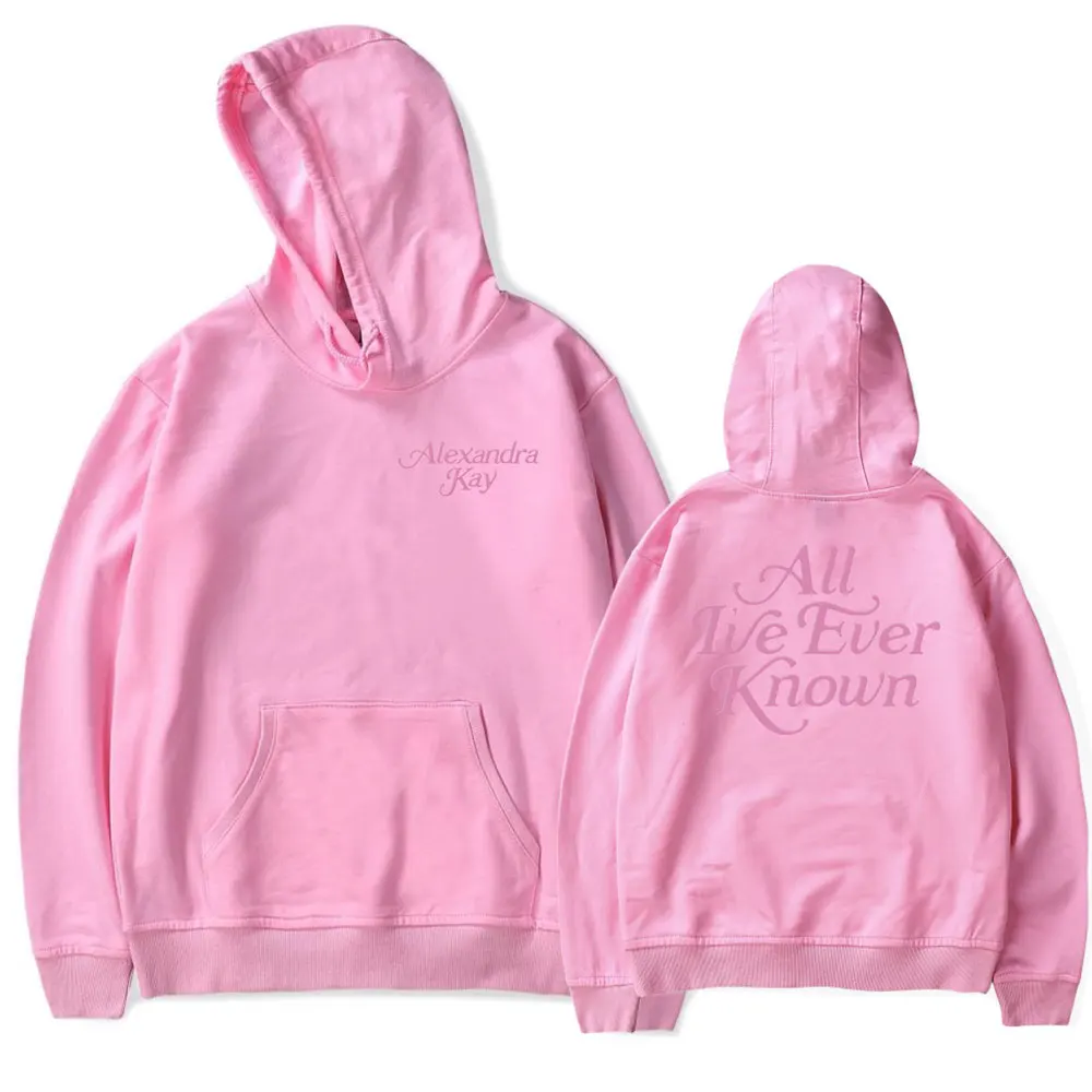 الكسندرا كاي كل ما أعرفه من أي وقت مضى هوديس ميرش النساء الرجال طويلة الأكمام أزياء عارضة مقنعين بلوزات #5