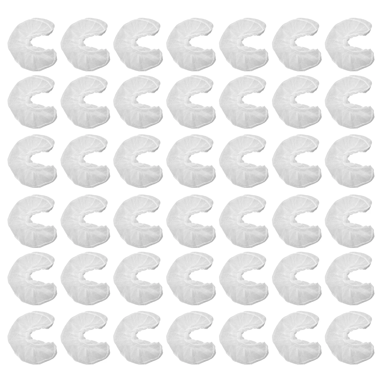 

50pcs Disposable U Shaped Pillowcase Non-Woven Fabric For Massage Spa Salon Hotel Travel Pillow Covers Book Industry Use