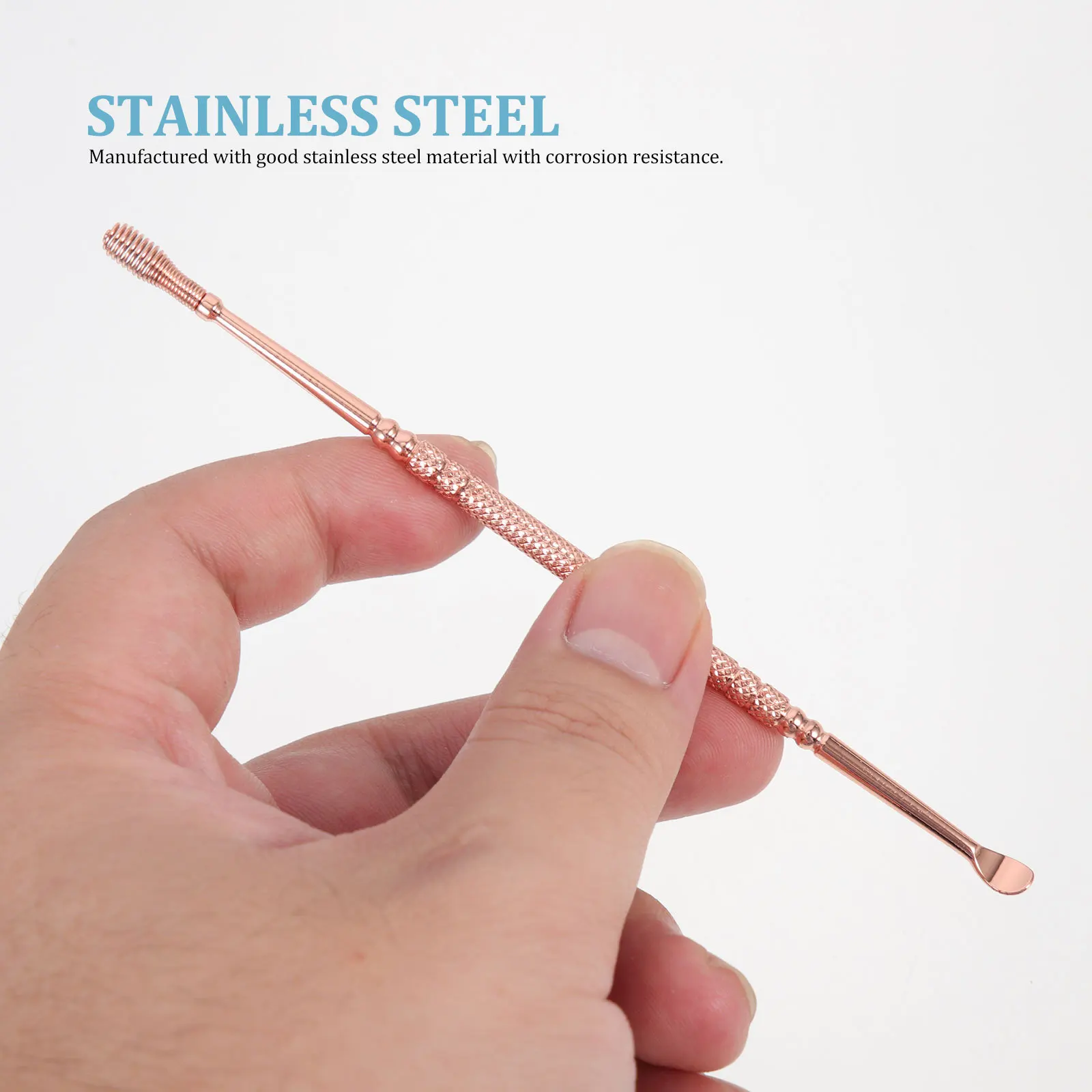 Household Earwax Tool Stainless Steel Corrosion Resistant Ear Cleaner Ear Canal Massage Use Earwax Remover Compact - Image 6