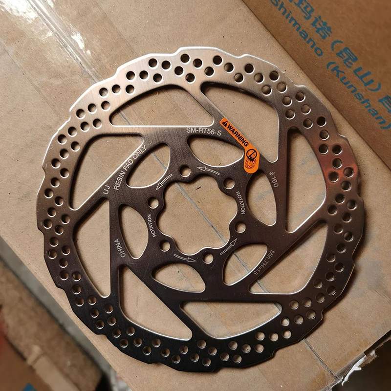 160mm SM RT56 Disc Brake Rotor 160mm SM-RT56 Bicycle Brake Disc MTB Hydraulic Brake Disc Rotor Road Mountain Bike Parts