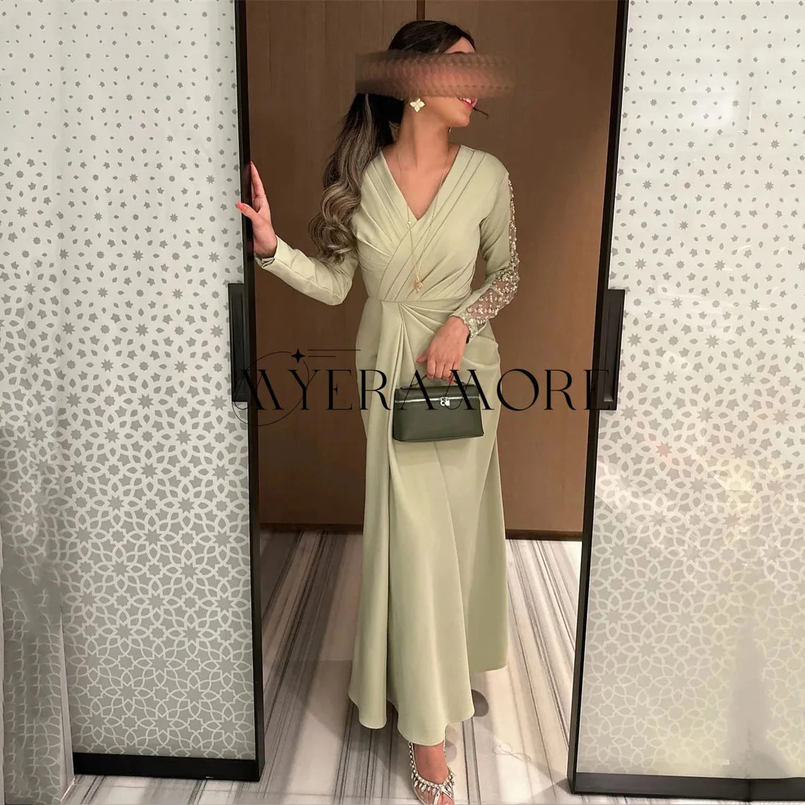 Elegant V-Neck Even… - image