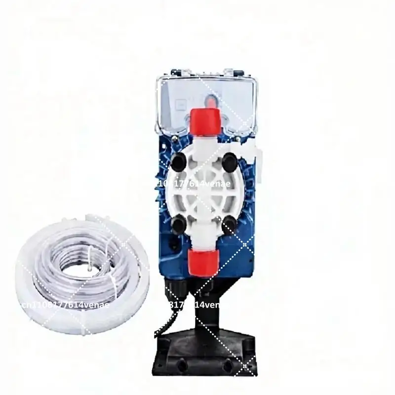 Electromagnetic Diaphragm Metering Pump, Acid Alkali Flow Adjustable Dosing Pump 0-60L/H