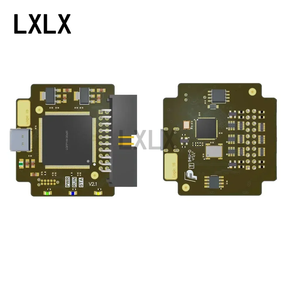 LXLX1 YG1016 Usb Logic Analyzer Saleae Logic Compatible with Official Version Sampling 16 Channels 100M