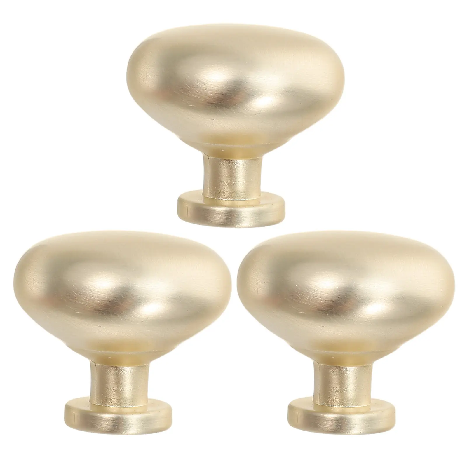 

3Pcs Zinc Alloy Cabinet Handles Single Hole Round Metal Dresser Knobs Sturdy Drawer Pulls Wardrobe Door Furniture
