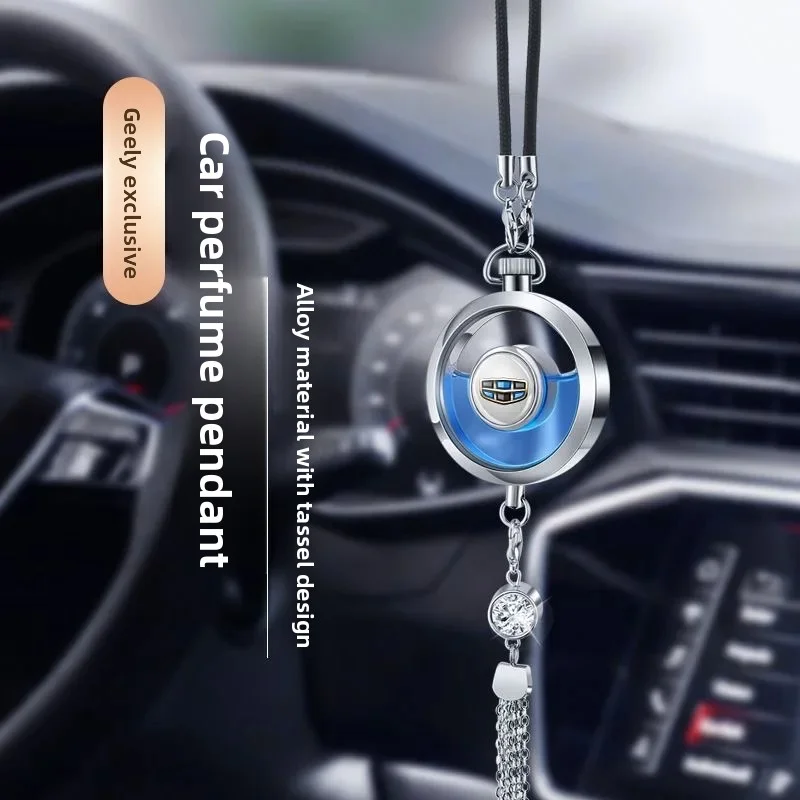Car Perfume Pendant Air Freshener Diffuser Deodorant Aromatherapy for Geely Atlas Coolray Emgrand EC7 EC8 X7 EX7 CK2