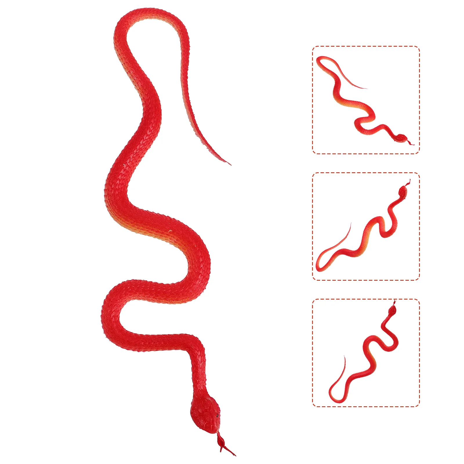 Simulated Soft Rubber Snake Bird Toys Haunted House Prop Tricky Props Spoof Simulation Child Realistic