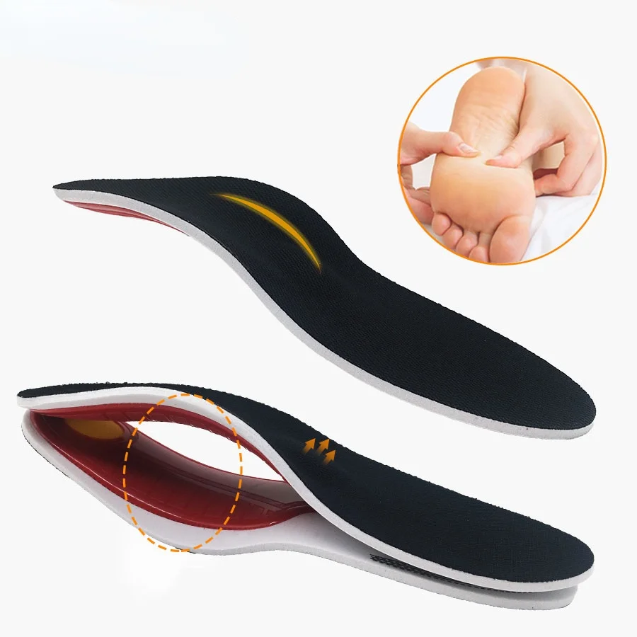 Premium Orthotic High Arch Support Insoles Gel Pad 3D Arch Support Flat Feet For Women / Men orthopedic Foot pain