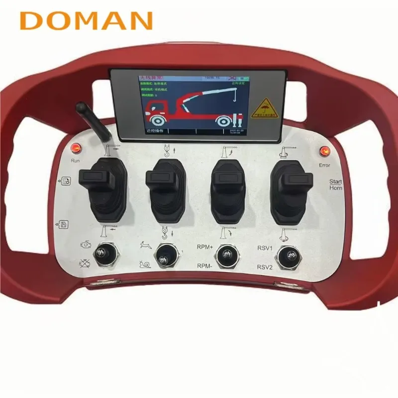 Quadruple Folding For Arm Crane Remote Controller High Strength Aluminium Metal Shell Dustproof Engineering Plastics Quality